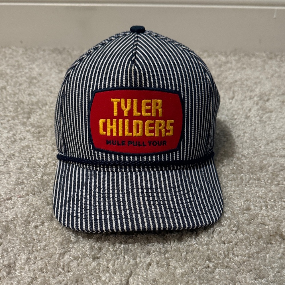Tyler Childers Striped Navy and White Tour Hat